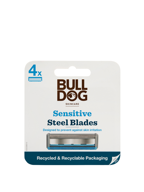 BULLDOG_300-04 Sensitive Steel Blades x4