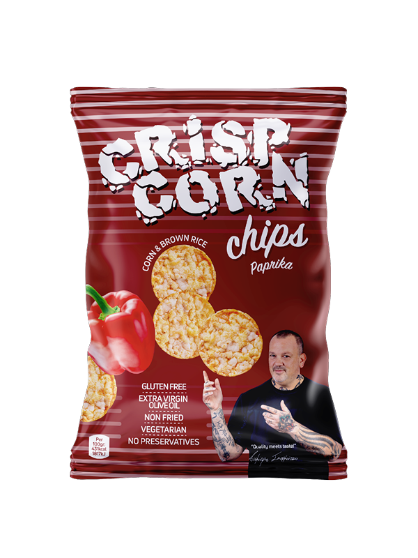 CRISP CORN CHIPS ΠΑΠΡΙΚΑ